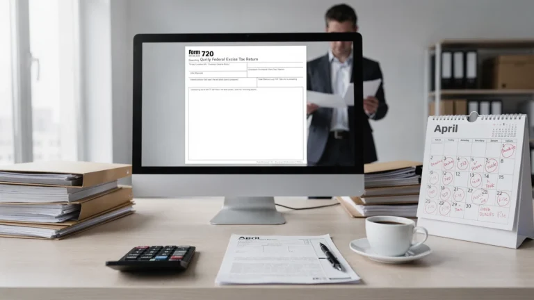 Federal Form 720 Due Dates and Filing Steps - Main Image
