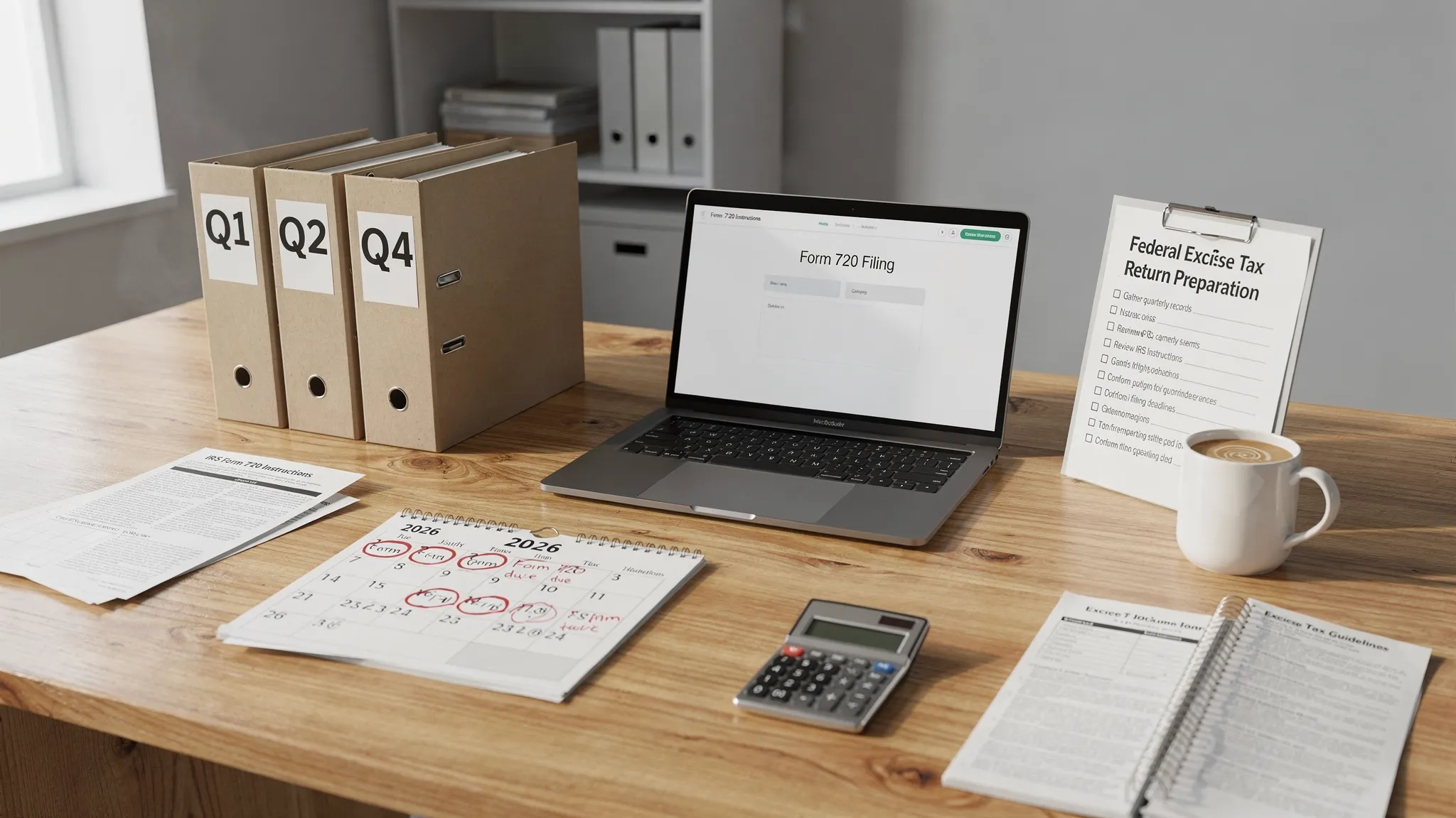 Your Filing Timeline for Each Form 720 Quarter - Main Image