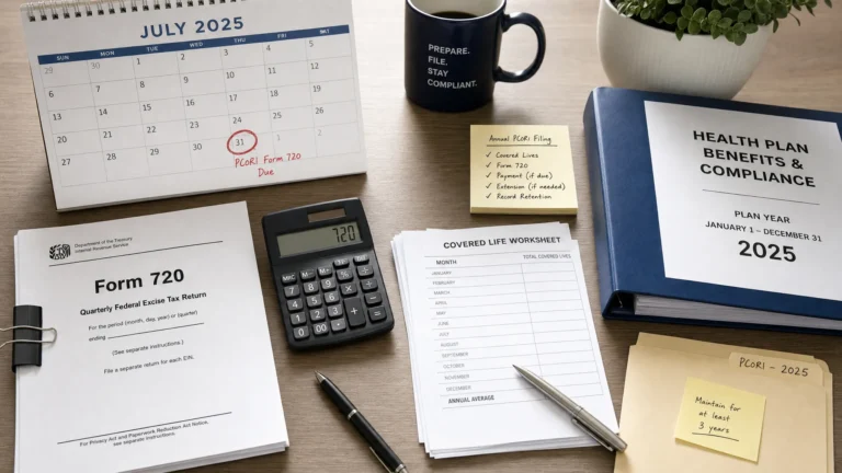 IRS Form 720 PCORI Filing Guide for 2026 - Main Image